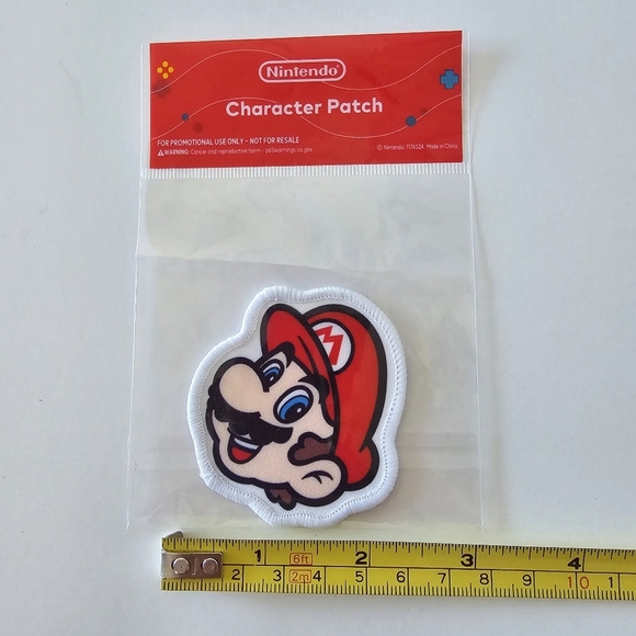 Mario Nintendo Character Patch - NWT - Picture 3 of 3